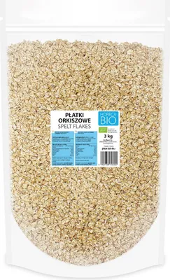 PŁATKI ORKISZOWE BIO 3 kg - HORECA (BIO PLANET)