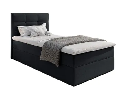 Produktbild von AX LIVING Stauraumbett 120x200 cm Geceteni Boxspringbett Schwarz