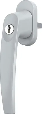 Produktbild von Fenstergriff Rasterolive Alu abschliessbar Kinderschutz Fensterklinke Silber