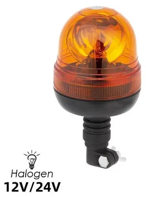 Image de Feu de signalisation (gyrophare) avec ampoule, lumière orange-jaune, 12–24 V