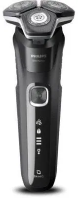 Produktbild von Philips SHAVER Series 5000 S5898/25 Elektrischer Nass- und Trockenrasierer, Rotationstrasierer, Schwarz, SteelPrecision blades, LED, SH71, 2 Jahr(e)