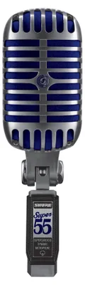 Produktbild von Shure SUPER55, Studio-Mikrofon, -53 dB, 60 - 17000 Hz, 290 Ohm, 150 Ohm, Kabelgebunden