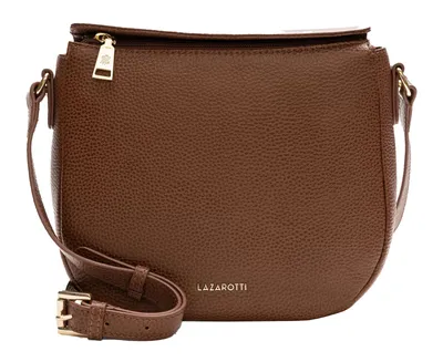 Produktbild von Lazarotti Leder Umhängetasche Schultertasche Bologna Leather Nola-13 Brown braun