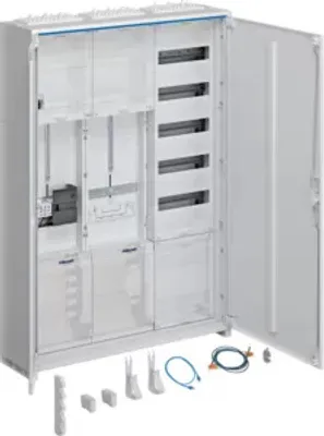 Produktbild von Hager Komplettschrank ZB335C15LS 1ZP 3p. H 1100mm 3feldrig