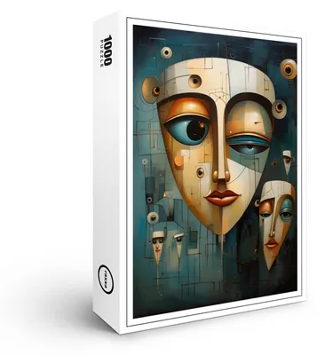 Produktbild von raxxa Premium-Puzzle "Whimsical Alarmed 3", 1000 Teile