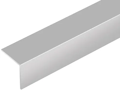Zdjęcie produktu dla Kątownik aluminowy 10x10x1mm Cezar Srebrny Mat 1m