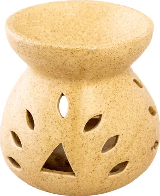 Produktbild von Duftstövchen keramik sandfarben H 10 cm