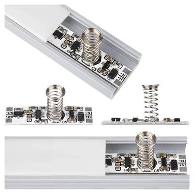 Produktbild von MasterLED LED Profil Schalter Touch-Dimmer 12-24 V 36 W PWM 28 mm