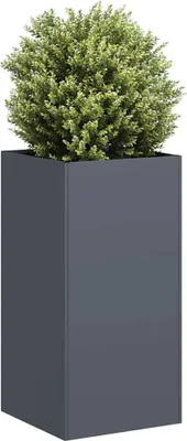 Immagine prodotto di Maison Exclusive - Vaso da fiori antracite 40x40x80 cm Acciaio laminato a freddo