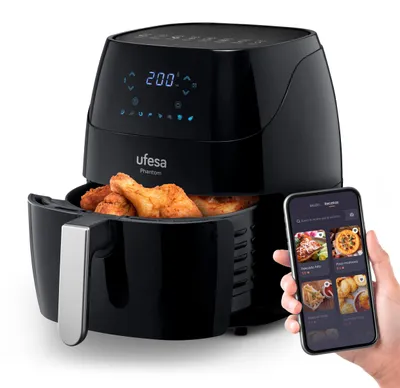 Obrázok produktu pre Ufesa AF5000, Teplovzdušná fritéza, 5 L, 80 °C, 200 °C, Samostarný, Čierna