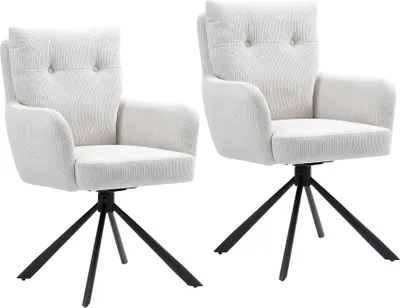 Produktbild von SEBA Drehstuhl Mark 180° creme, 2er SET