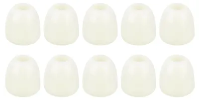 Kunststoff-Kabelendkappen, 20 Stück, Weiß, 12,5 x 13 mm