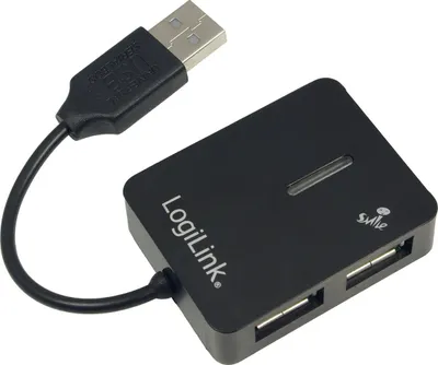 Image de LogiLink USB 2.0 Hub Smile 4 Port schwarz