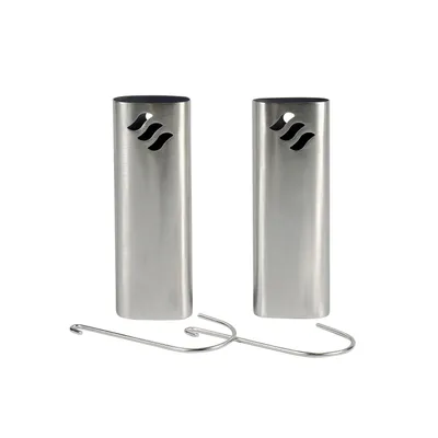 Produktbild von Metrox Röhrenverdunster 300 ml 20x7,5x3,5cm Edelstahl 2er Satz, Edelstahl, 75 mm, 35 mm, 200 mm, 2 Stück(e)