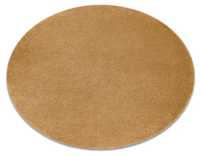 Imagen del producto de Alfombra SOFTY circulo llanura color sólido oro amarillo circulo 120 cm