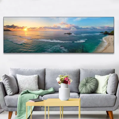 Immagine prodotto di Decorazione murale in tela, paesaggio, senza cornice