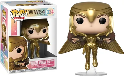 Produktbild von WW84 - Wonder Woman Golden Armor Flying 324 - Funko Pop! - Vinyl Figur