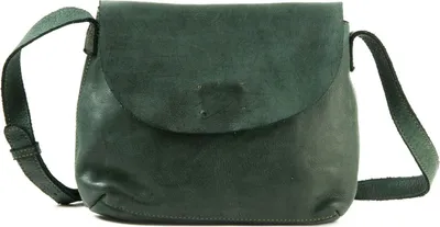 Produktbild von HAROLD'S Leder Umhängetasche Submarine Crossbag Green dunkelgrün