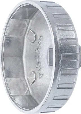 Produktbild von BGS 1045 Ölfilterkappe aus Aluminium-Druckguss, 75 mm x 15-kant