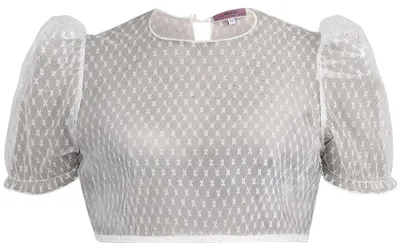 Produktbild von Dirndlbluse Eching Puffarm ecru 42