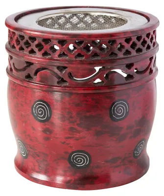 Produktbild von Räuchergefäß "Jali" rot 9x10cm