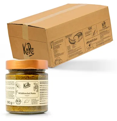 Produktbild von KoRo I  Fenchelpesto mit wildem Fenchel 6 x 190 g