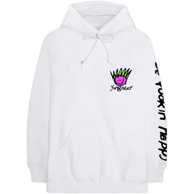Produktbild von Yungblud Face (Back Print) White XL Hoodie