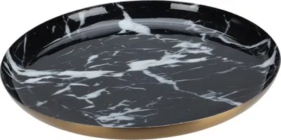 Produktbild von Teller 28 cm Marmoroptik Weihnachten I Nampook