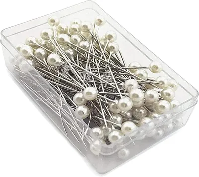 Productafbeelding van Parelmoer bal hoofd pinnen - 200 stuks voor corsages en bloemschikken
