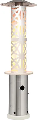 Image de Goldflame Style Chauffage radiant de terrasse 11,2 kW Vue à 360° mobile