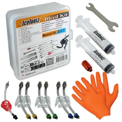 Obrázek produktu pro Sada na odvzdušňování hydraulických kotoučových brzd Icetoolz