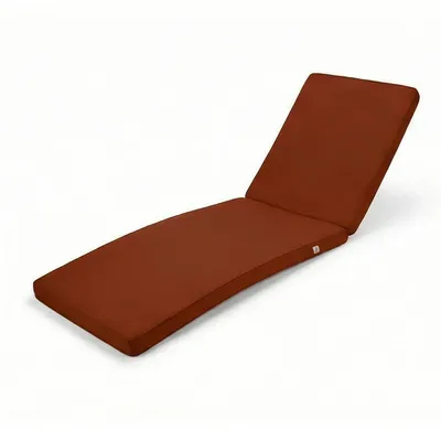 Immagine prodotto di Cuscino Lettino Prendisole - Materassino Sdraio Sfoderabile - 185x55x4cm - Terracotta