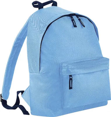 Produktbild von BagBase BG125 | Original Fashion Backpack / Rucksack | 31 x 42 x 21 cm - Farbe: Sky Blue/French Navy - Größe: 31 x 42 x 21 cm