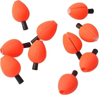 Immagine prodotto di Kit da pesca - Per la pesca alla trota - Attrezzatura subacquea - Trasmettitore di bolle d'aria con tubo flessibile - 10 pezzi - Rosso