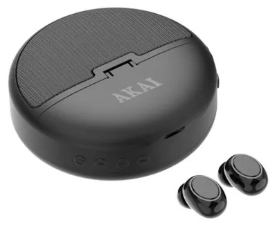 Imagen del producto de Auriculares inalámbricos Akai BTE-J500BT, Bluetooth 5.4, color negro
