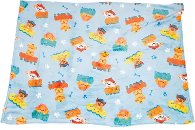 Produktbild von Paw Patrol Kinder Flanell Wohndecke warme Kuscheldecke 110x150 cm