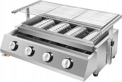 Zdjęcie produktu dla Grill Gazowy Ze Zdejmowanym Grillem I Regulacją Wysokości 57 X 39 X 17,5 Cm