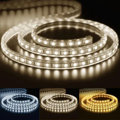 Produktbild von LED-Band 220V 5050 IP65 60LED/m (Verkauf nach Maß pro Meter) - Neutralweiß 4000K - 5500K
