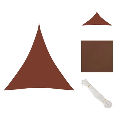 Produktbild von vidaXL Sonnensegel Oxford-Gewebe Dreieckig 4,5x4,5x4,5 m Terrakottarot -  Sonnenschirme & Sonnenschutze