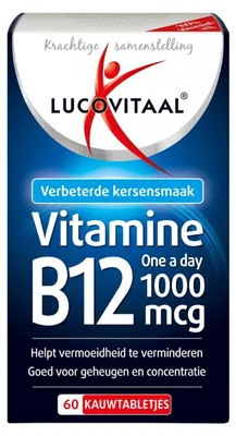 Productafbeelding van Lucovitaal Vitamine B12 1000 mcg 60 tabletten