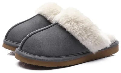 Imagen del producto de Zapatillas de casa - Espuma viscoelástica - Felpa - Suela antideslizante - Para mujer