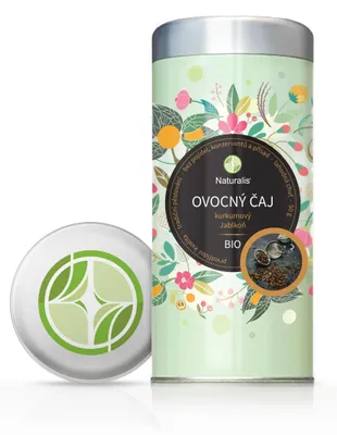 Obrázek produktu pro Ovocný čaj kurkumový (Jablkoň) Naturalis- 50 g