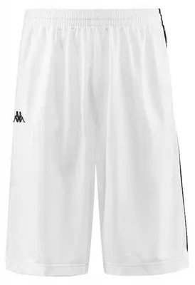 Image de Kappa - Short « Banda Treadwell » pour homme PP13209 (XS) (blanc/noir)