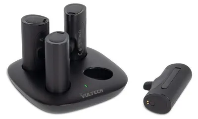 Immagine prodotto di Vultech Stazione di Ricarica con 4 Powerbank 5000 mAh Type-C Quickcharge Nero VPB-ST5BK-4