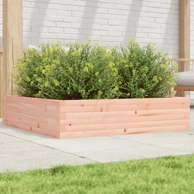 Produktbild von HOMMIE Pflanztopf/Blumenkübel Moderne - Pflanzkübel - Blumentopf 100x100x23cm Massivholz Douglasie DE621321 - Beete