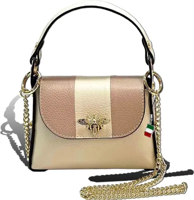 Immagine prodotto di Borsa Florence in pelle beige e rosa D2OTF833IA