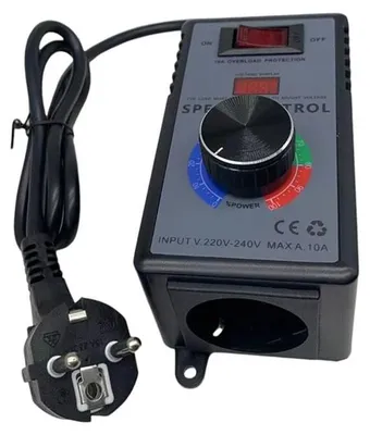 Drehzahlregler 230 V, 10 A, 4000 W Spitzenleistung für Elektrowerkzeuge