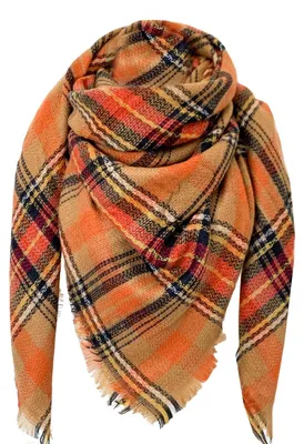 Productafbeelding van Retro Dames Tartan Sjaal - Zachte Plaid Sjaal voor de Winter