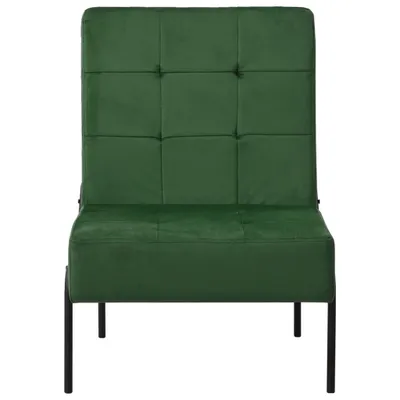 Immagine prodotto di Poltrona Relax 65x79x87 cm Verde Scuro in Velluto
