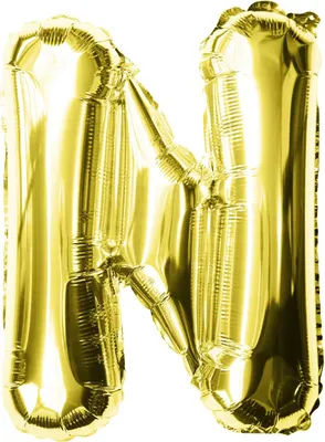 Produktbild von Oblique Unique Folien Luftballon Buchstabe N Geburtstag goldene Hochzeit Party Deko Ballon - gold